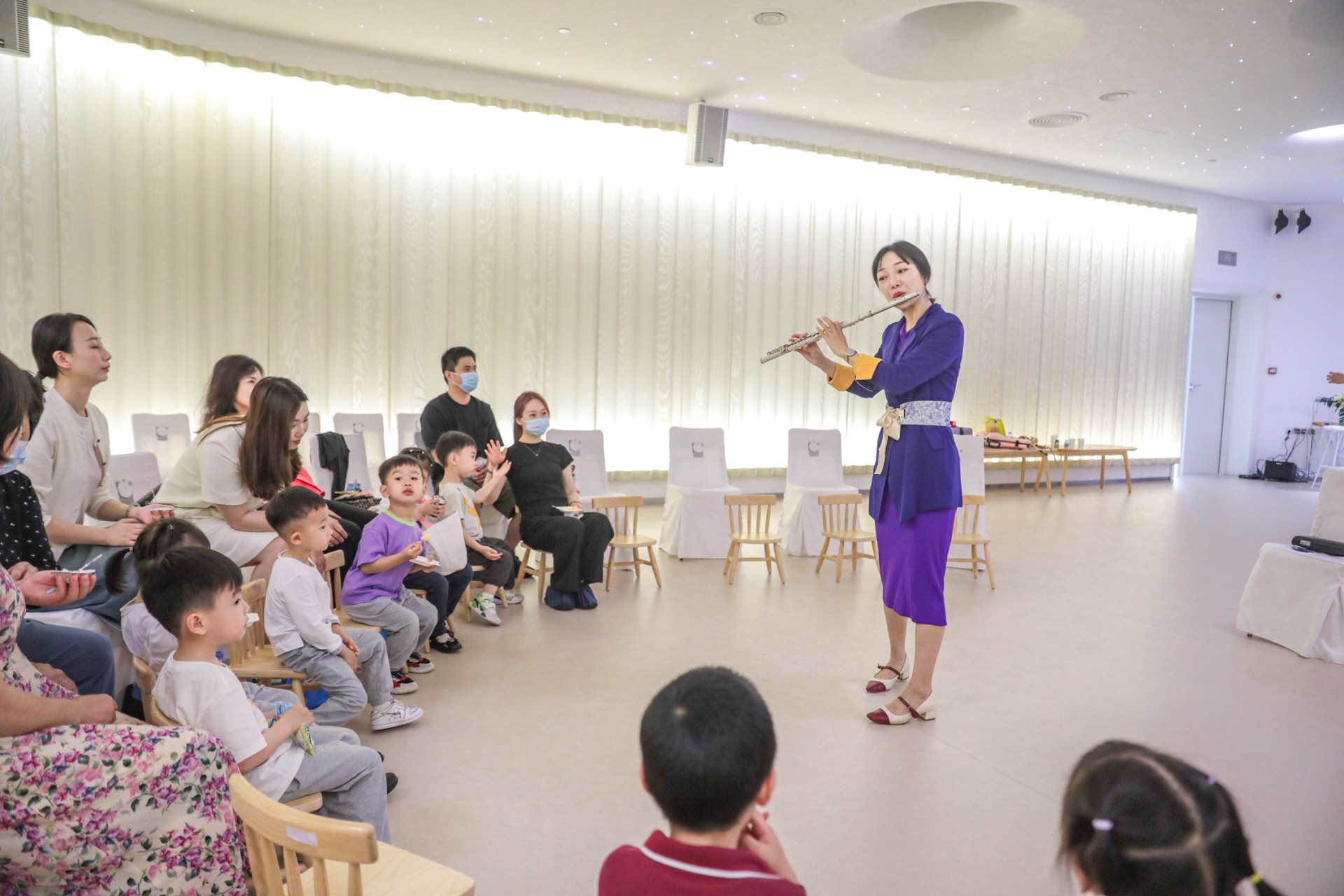 科發幼兒園特邀數位音樂家、演奏家到(Arrive)訪“赢·劇場”